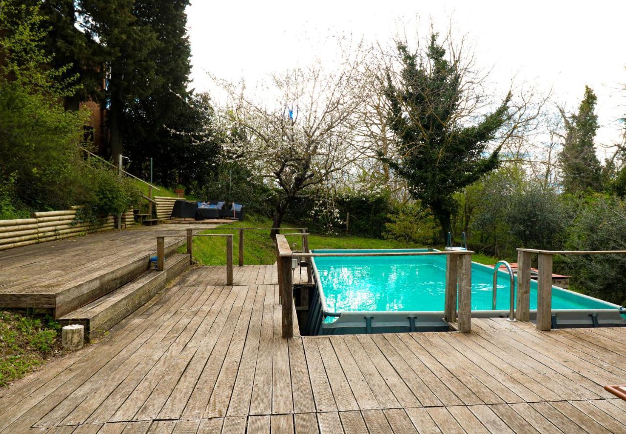 Casale Val D' Orcia- Relax E Lusso In Piscina Villa ตอร์ริตา ดิ เซียนา ภายนอก รูปภาพ